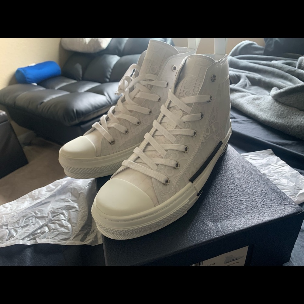 Dior B23 white oblique high, EU 42